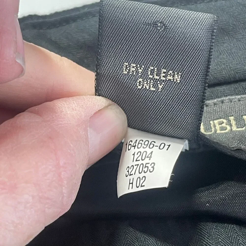 Banana Republic 38x32 Heavy Black Wool Blend Baggy Mens Cargo Pants